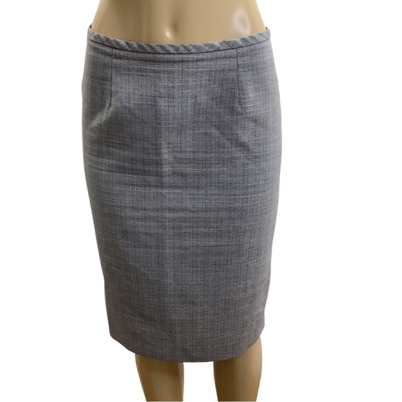 Grey Pencil Skirt Size 8 (Preowned) - Picture 1 of 6